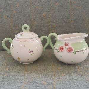 Susan Branch sugar & creamer